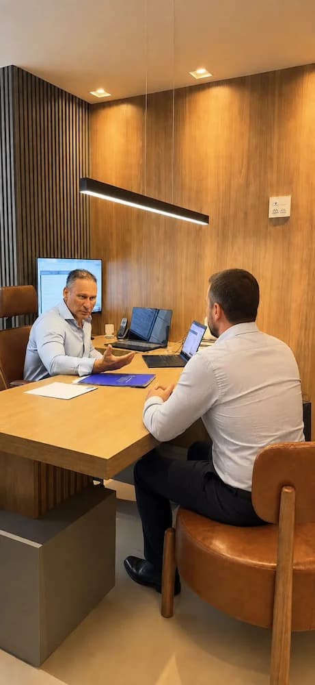 Consulta médica de avaliação individual com o Dr. Cláudio Almada